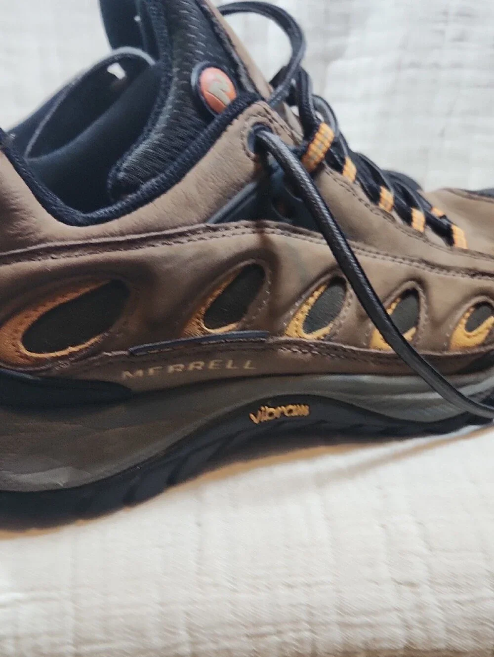 Merrell Men's Brown and Black Trail Hiking Boots